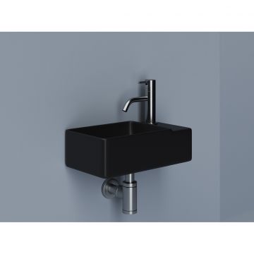 Раковина Ceramicanova (Керамиканова) Element подвесная 125х395х220 мм CN5045MB Черный матовый