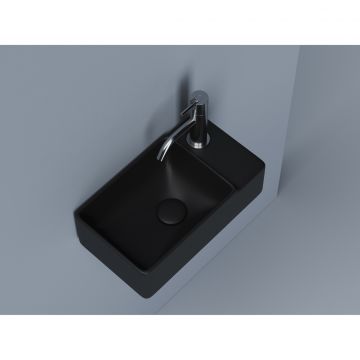 Раковина Ceramicanova (Керамиканова) Element подвесная 125х395х220 мм CN5045MB Черный матовый