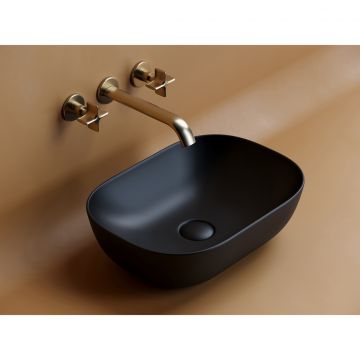 Раковина Ceramicanova (Керамиканова) Element накладная 135х455х325 мм CN6009MB Черный Матовый