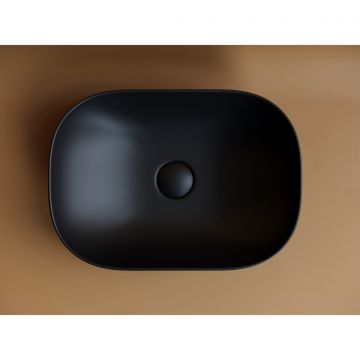 Раковина Ceramicanova (Керамиканова) Element накладная 135х455х325 мм CN6009MB Черный Матовый