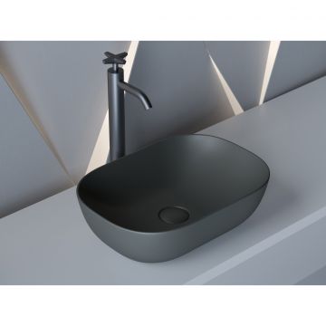 Раковина Ceramicanova Element накладная 135х455х325 мм CN6009MDH Темный Антрацит Матовый