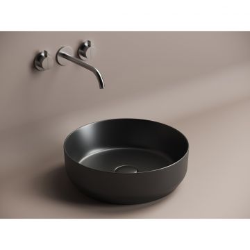 Раковина Ceramicanova (Керамиканова) Element накладная 120х390х390 мм CN6022MB Черный Матовый