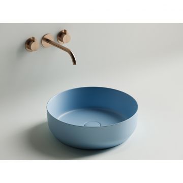 Раковина Ceramicanova Element накладная 120х390х390 мм CN6022ML Голубой Матовый