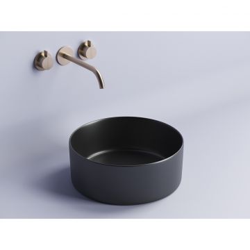 Раковина Ceramicanova (Керамиканова) Element накладная 137х358х358 мм CN6032MB Черный Матовый