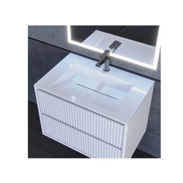 Раковина для ванной Uperwood (Упервуд) Next, 70 см, прямоугольная, белый глянцевый 2900000091