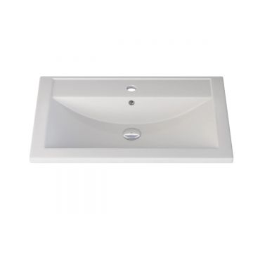 Раковина кварцевая для ванной Uperwood (Упервуд) Foster Quartz, 70 см, белый матовый, жасмин 291030032