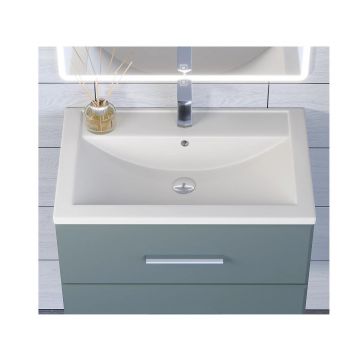 Раковина кварцевая для ванной Uperwood (Упервуд) Foster Quartz, 70 см, белый матовый, жасмин 291030032