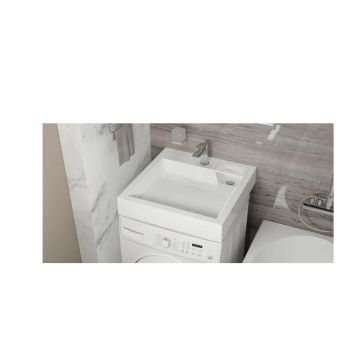 Раковина над стиральной машиной Uperwood (Упервуд) Vission, 60x60 см, белый глянцевый 45483000002