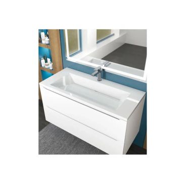 Раковина для ванной Uperwood (Упервуд) Olivia, 100 см, белый глянцевый ROlivia100wg