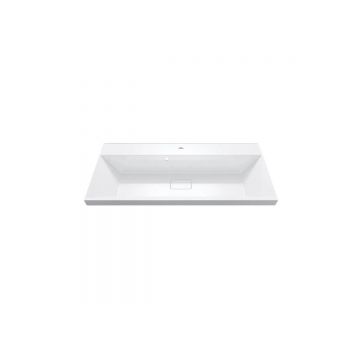 Раковина для ванной Uperwood (Упервуд) Classic New, 100 см, с декоративной крышкой для слива, белый 291021041