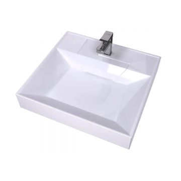 Раковина для ванной над стиральной машиной Uperwood (Упервуд) Top, 60x55 см, белый глянцевый 291021039