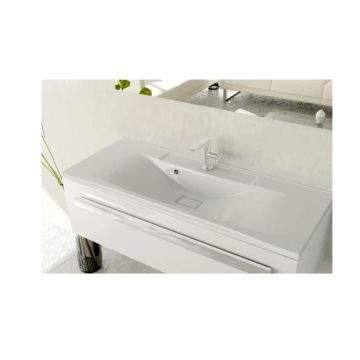 Раковина для ванной полувстраиваемая Uperwood (Упервуд) Elen, 100 см, с декоративной накладкой, белый 291120427