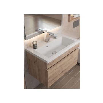 Раковина для ванной полувстраиваемая Uperwood (Упервуд) Eva, 60 см, прямоугольная, белый 4548340002