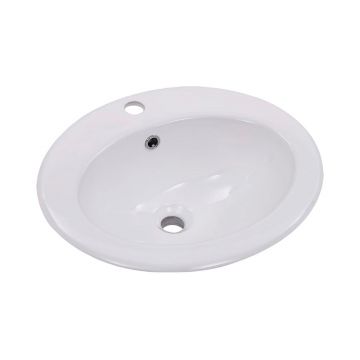 Раковина встраиваемая сверху Gid Integrado 56x49x19см, 941371107, белый