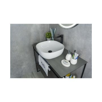 Раковина накладная Gid Geomtrico 42.5x42.5x14.5см, D1301 51180, белый