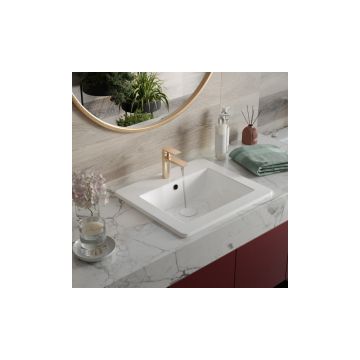 Раковина встраиваемая сверху RoxenBath (РоксенБаз) Rumi 540х470х170 мм, 570250, белый