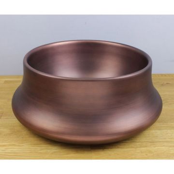 Раковина-чаша Bronze de Luxe (Бронз Де Люкс) Terracotta 360x360x140 мм, медь (1347MB)