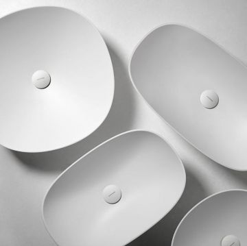 Раковина Antonio Lupi (Антонио Лупи) Velo 35х63 см, без отверстий, накладная, цвет: белый VELO63 Bianco