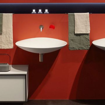 Раковина Antonio Lupi (Антонио Лупи) Venere 40х60 см, без отверстий, подвесная, цвет: белый VENERE Bianco/cr