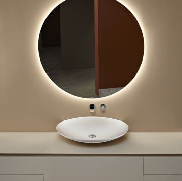 Раковина Antonio Lupi (Антонио Лупи) Venere 40х60 см, без отверстий, подвесная, цвет: белый VENERE Bianco/cr