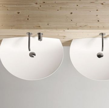 Раковина Antonio Lupi (Антонио Лупи) Venere 40х60 см, без отверстий, подвесная, цвет: белый VENERE Bianco/cr