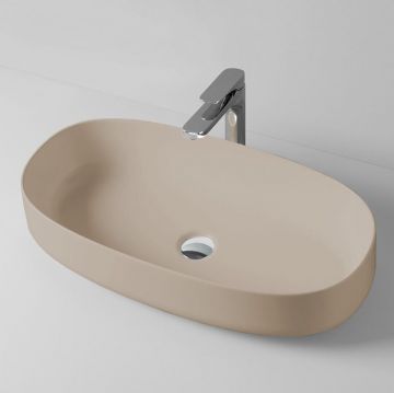 Раковина Artceram (Арткерам) Cognac 68х35хh15 см, накладная, без отверстий, без перелива, цвет: matera COL005 41 00