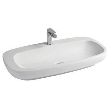 Раковина Artceram (Арткерам) Dial 90x48 см, накладная, 1 отверстие, цвет: белый DAL004 01 00