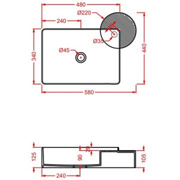 Раковина Artceram (Арткерам) Cartesio 58х44 см, накладная, 1 отверстие, цвет: зеленый глянцевый CAL002 35 00 Акция