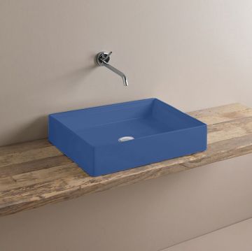 Раковина Artceram (Арткерам) Scalino 38х55 см, без отверстий, без слив-перелива, цвет: blu zaffiro SCL002 16 00