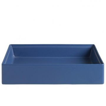 Раковина Artceram (Арткерам) Scalino 38х55 см, без отверстий, без слив-перелива, цвет: blu zaffiro SCL002 16 00