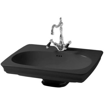 Раковина Artceram (Арткерам) Civitas 68х50 см, 1 отверстие, цвет: черный CIL001 03 00