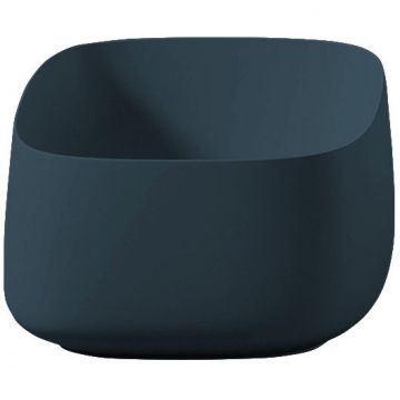 Раковина Artceram (Арткерам) Cognac 43x43 см, без отверстий, накладная, цвет: petrolio COL006 42 00