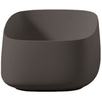 Раковина Artceram (Арткерам) Cognac 43х43 см, без отверстий, накладная, цвет: cocoa COL006 39 00