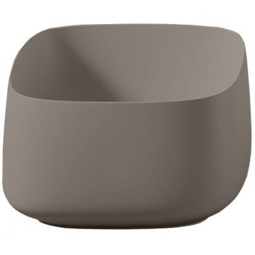 Раковина Artceram (Арткерам) Cognac 43х43 см, без отверстий, накладная, цвет: tortora COL006 40 00