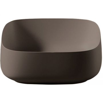Раковина Artceram Cognac 46х41 см, без отверстий, накладная, цвет: cocoa COL007 39 00