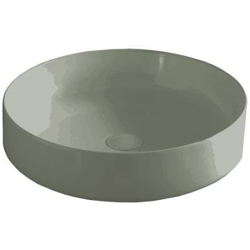 Раковина Artceram (Арткерам) Cognac 48 см, без отверстий, накладная, без слив-перелива, цвет: grigio oliva COL002 15 00