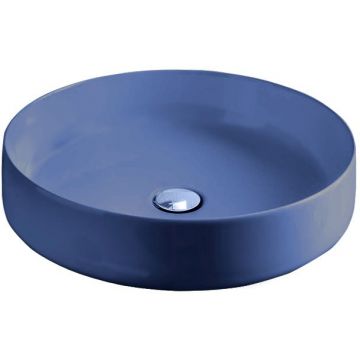 Раковина Artceram (Арткерам) Cognac 48 см, без отверстий, накладная, цвет: blu zaffiro COL002 16 00