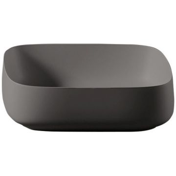 Раковина Artceram (Арткерам) Cognac 55x35 см, без отверстий, накладная Quadro, цвет: denim COL008 37 00