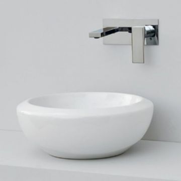 Раковина Artceram (Арткерам) Blend 46 см, без отверстий, накладная, цвет: белый BLL001 01 00 bi*0 Акция