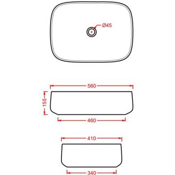 Раковина Artceram (Арткерам) Cognac 56x41 см, без отверстий, накладная, цвет: dark terrazzo COL009 88 00
