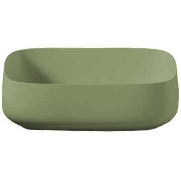 Раковина Artceram (Арткерам) Cognac 56x41 см, без отверстий, накладная, цвет: salvia COL009 44 00