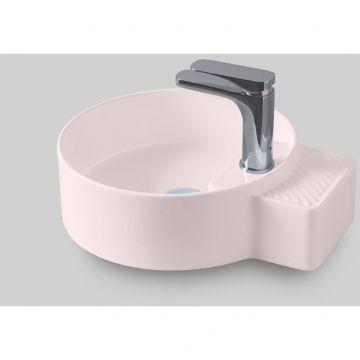 Раковина Artceram (Арткерам) Cartesio 44х36 см, без отверстий, накладная, цвет: розовый CAL004 33 99 Акция