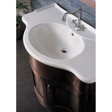 Раковина Azzurra (Аззурра) Giunone -консоль 112х62х6 см, 1 отверстие, цвет: белый GIU200110/ALZA bi*1