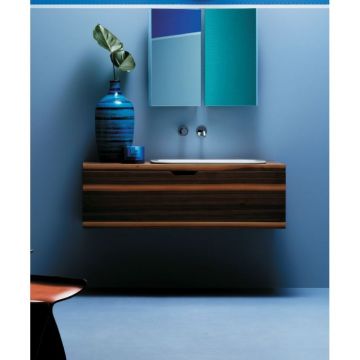 Раковина Azzurra (Аззурра) Glaze 69x38 см, без отверстий, цвет: белый GLLI06938000BI (GLZ 69x38/IN bi)