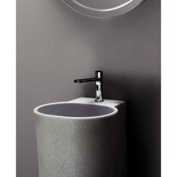 Раковина Azzurra (Аззурра) Nativo подвесная 35x37x62 см, 1 отверстие, с креплением, цвет: Bianco lucido LALS035370NM/(NAT200/1 bi)*1