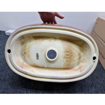 Раковина Azzurra (Аззурра) Elegance Circle накладная 60x40 см, без отверстий, без перелива., цвет: Rame ECI60 RA*0