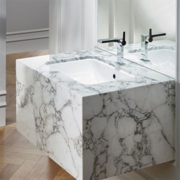 Раковина Bette (Бетте) One встраиваемая снизу, 58.7х40.8х13см, без отверстий, с шумоизоляцией, с переливом, сталь, цвет: белый A136-000