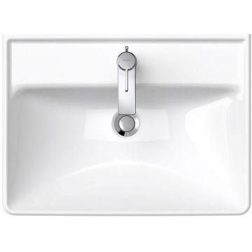 Раковина Duravit (Дуравит) D-Neo 60х44 см, накладная, с переливом, 1 отверстие, цвет: белый 2366600000
