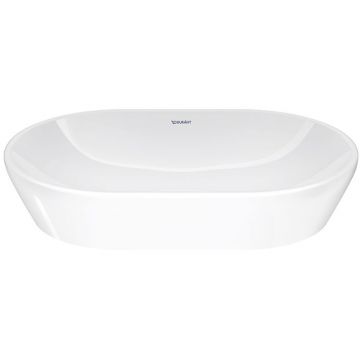 Раковина Duravit (Дуравит) D-Neo накладная 60х40см, без перелива, без отверстий, WonderGliss, цвет: белый 23726000701