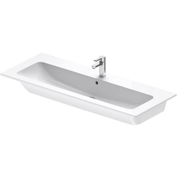 Раковина Duravit (Дуравит) ME by Starck подвесная 123х49см, с площадкой, с 1 отверстие, по центру, цвет: белый 2361120000